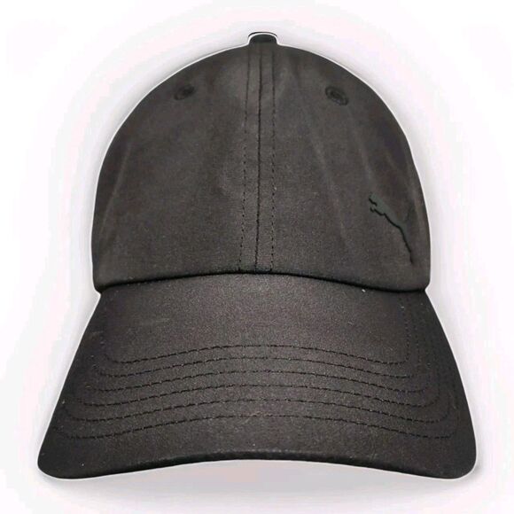 Puma Men's Fitted Baseball Cap Hat Black OSFA Adjustable Breathable RN100759 - Picture 1 of 9